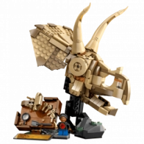 Конструктор LEGO Jurassic World Окаменелости динозавров: череп трицератопса