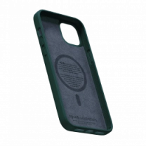 Чохол Njord Salmon Leather MagSafe Case Green for iPhone 14 (NA41SL02)