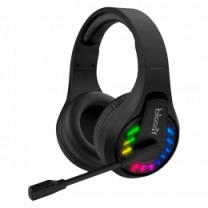 Гарнітура ігрова Bloody GR230 з LED підсвічуванням, чорний колір, Bluetooth v5.2 + 2.4GHz + 3.5 Jack
