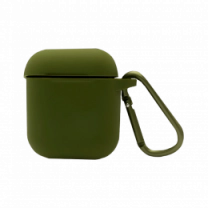Чехол Blueo Liquid Silicone Case для Airpods 1/2 Army Green