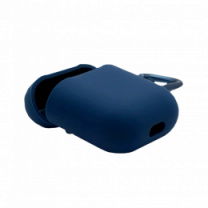 Чехол Blueo Liquid Silicone Case для AirPods with Carbine Midnight Blue