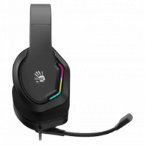 Гарнітура ігрова Bloody G260p (Black) з підсвічуванням, USB, колір чорний