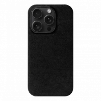 Чохол Kartell  for iPhone 15 Pro MagSafe Alcantara Black