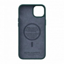 Чохол Njord Salmon Leather MagSafe Case Green for iPhone 14 (NA41SL02)