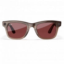 Смарт-окуляри Ray-Ban Meta Wayfarer Shiny Warm Stone/Transitions Watermelon Red (RW4008 6705P553)