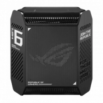 Система WiFi-Mesh ASUS ROG Rapture GT6 AX10000, 3xGE LAN, 1x2.5GE WAN, 1xUSB 3.2, 1мод, чорний