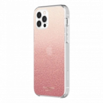 Чохол Kate Spade iPhone 12/12 Pro Glitter Ombre Sunset Pink (KSIPH-153-GLOSN)