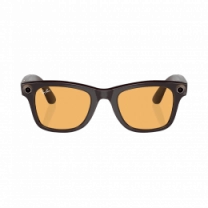 Смарт-окуляри Ray-Ban Meta Wayfarer Shiny Rebel Black/Amber size XXL (RW4008 675385 53-22)