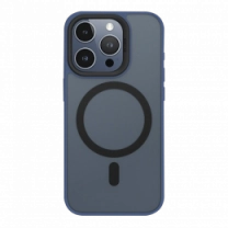 Чехол Blueo Frosted Anti-Drop Case для iPhone 15 Pro Max с MagSafe Dark Blue (BK5934-I15PMDB)