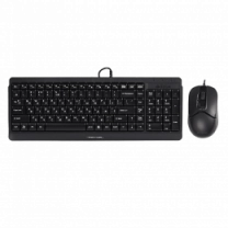 A4Tech Fstyler F1512 , комплект дротовий клавіатура з мишою, USB, чорний колір