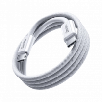 Кабель Benks D46 Type-C/Type-C White 1m (60W)
