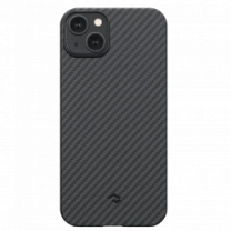 Чехол Pitaka MagEZ Case 3 Twill 1500D Black/Grey for iPhone 14 Plus (KI1401M)