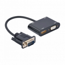 Адаптер-перехідник VGA на HDMI/VGA Cablexpert A-VGA-HDMI-02