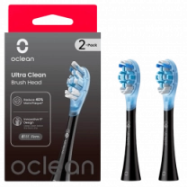 Насадка для зубной електрощетки Oclean UC02 B02 Ultra Clean Brush Head Black (2 шт) (6970810553543)