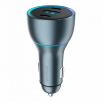 АЗП Proove Super Charge 130W (2 Type-C + USB) (metal gray)