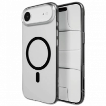 Чехол Puro Cover in TPU+PC "LITE MAG" with Magsafe for iPhone 17 Air, Transparent Black (PUIPC1766LITEMBLK)