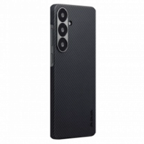 Чохол Pitaka Ultra-Slim Case Classic Twill 600D Black/Grey for Samsung Galaxy S25 (KS2501)