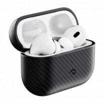 Чохол Pitaka MagEZ Case Twill Black/Grey for Airpods Pro 2nd Gen (APM7001)
