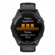 Смарт-годинник Garmin Forerunner 265 Black Bezel and Case w. Black/Powder Gray Silicone Band (010-02810-10) UA