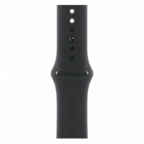 Apple Watch Series 10 GPS + Cellular 46mm Jet Black Aluminum Case with Black Sport Band M/L (MWY43)