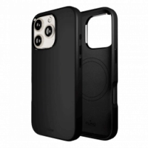 Чехол Puro Liquid Silicon Cover "ICON MAG PRO" with Magsafe, iPhone 16 Pro, black PUIPC16P61ICONMPBL