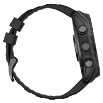 Спортивний годинник Garmin Fenix 8 51mm AMOLED Slate Gray with Black Silicone Band (010-02905-00) UA