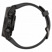 Спортивний годинник Garmin Fenix 8 43mm AMOLED Sapphire Carbon Gray DLC Tit. w. Black/Pebble Gray S. Band (010-02903-20/21) UA