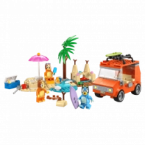 Конструктор LEGO Bluey Пляж и семейная поездка на автомобиле Блуи