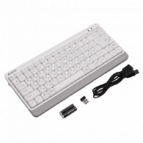 Клавіатура бездротова A4Tech Fstyler FBK11 (White),  USB, колір білий
