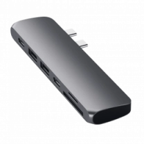 Хаб Satechi Aluminum Type-C Pro Hub Adapter Space Gray (ST-CMBPM)