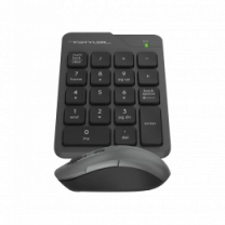 Комплект бездротовий клавіатура цифрова з мишою A4Tech Fstyler FG1600C Air2 (Grey), сірий колір