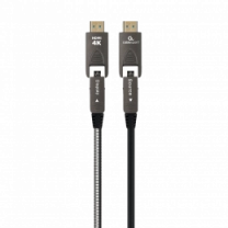 Кабель Cablexpert CCAP-HDMIDD-AOC-10M, HDMI-A/D на A/D V.2.0, вилка/вилка, з позолоченими контактами