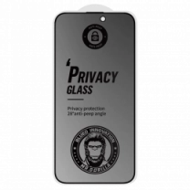 Захисне скло Blueo 2.5D Full Cover Anti-Peep Matte для Apple iPhone 15 Pro Max (6.7") (Чорний)