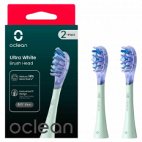 Насадка для зубной електрощетки Oclean UW01 G02 Ultra White Brush Head Green (2 шт) (6970810553529)