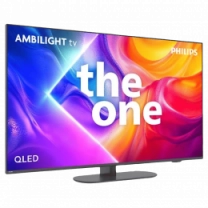 Телевизор Philips  50", 4К QLED 120 Hz, VRR 144Hz Titan OS, 500 cd/m2, Ambilight, sound 40W, Wi-Fi 802.11ac,