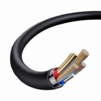 Кабель Keephone PD 60W Type-C to Type-C Liquid Silicone Cable black (DC-23014blk)
