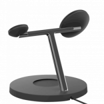 Бездротовий ЗП Belkin MagSafe 3in1 Wireless Charger black (WIZ009vfBK)