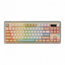Беспроводная механическая клавиатура Ajazz AK870 Jasmine Switch - Yellow (AK870-JS-YWG)