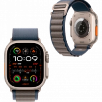 Ремешок Apple Alpine Loop Band Medium для Apple Watch 49mm - Blue (MT5L3)