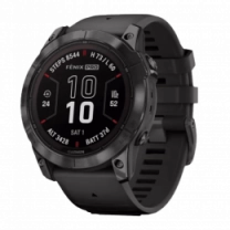 Смарт-часы Garmin Fenix 7X Pro Sapphire Solar Carbon G. DLC Tit. with Black Band (010-02778-10/11/54) UA