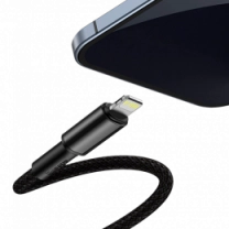 Кабель Baseus High Density Braided Type-C to Lightning PD 20W 1m Black (CATLGD-01)