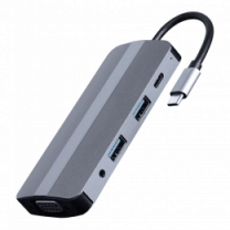 Адаптер Cablexpert A-CM-COMBO8-02, USB Type-C 8-в-1