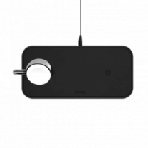Зарядна станція Zens Dual Aluminum Wireless Charger + Watch Black (ZEDC05B/00)