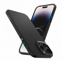 Чохол Spigen  iPhone 14 Pro Max Liquid Air, Matte Black (ACS04813)