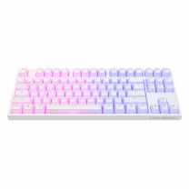 Игровая клавиатура DARK PROJECT Pudding Gateron Mechanical Cap Teal KD87A ENG/UA/RU (DP-KD-87A-107700