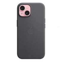 Чехол iPhone 15 Plus FineWoven Case with MagSafe - Black (MT423)