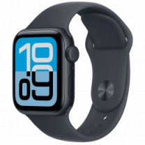Apple Watch SE 3 GPS + Cellular 44mm Midnight Aluminium Case with Midnight Sport Band - M/L (MEPJ4)