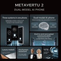 Vertu Metavertu 2 Max Calfskin Web3 AI Phone – Caramel Brown 1TB