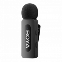 Бездротовий петличний мікрофон BOYA BY-V1 Lightning Black