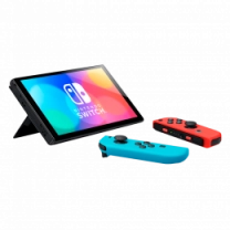 Портативна ігрова приставка Nintendo Switch OLED with Neon Blue and Neon Red Joy-Con